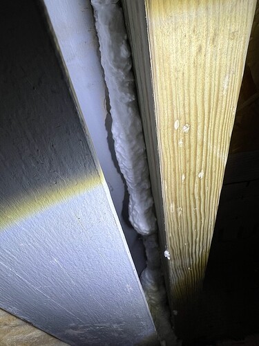 kitchen wall junction sealed with Illbruck FM330 - 3