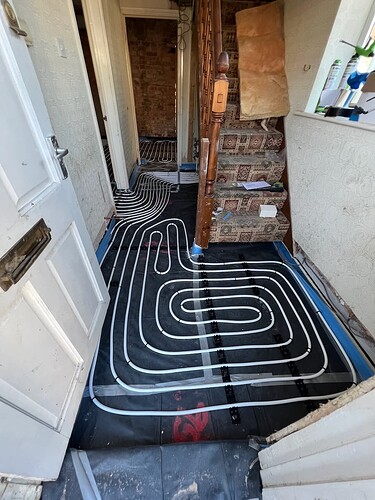 UFH and screed - 1