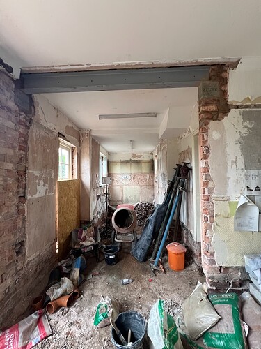 Floor etc removed - status 18July - 5
