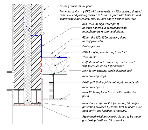D04 - wall roof junction drawing verH