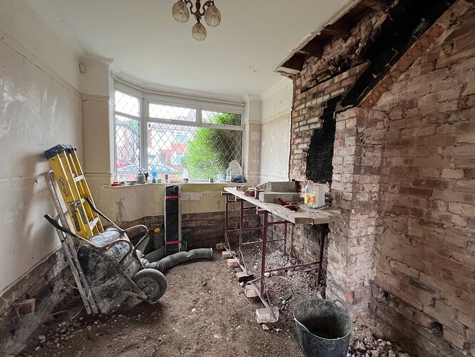Floor etc removed - status 18July - 4