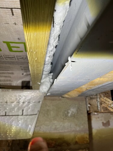 kitchen wall junction sealed with Illbruck FM330 - 4