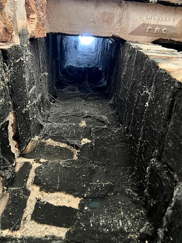 complete chimney breast FF during removal - 3
