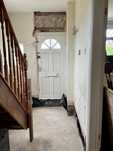 GF Hall before insulation - 1