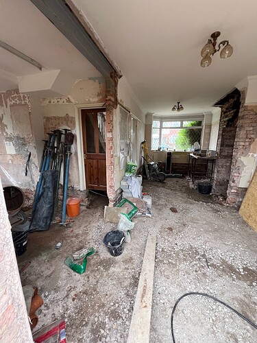 Floor etc removed - status 18July - 1